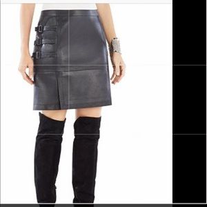 Faux-Leather skirt